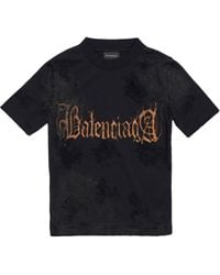 Balenciaga - Heavy Metal-Artwork T-Shirt - Lyst