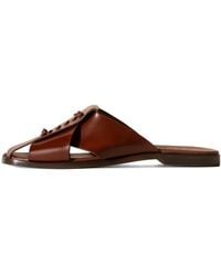 Hereu - Corema Leather Mules - Lyst