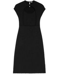 Jil Sander - Knit Cut-Out Kimono Dress - Lyst