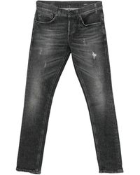 Dondup - Distressed-Finish Faded-Effect Jeans - Lyst
