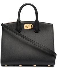 Ferragamo - Le sac fourre-tout moyen Studio Box - Lyst