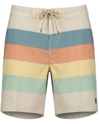 Billabong - 73 Low Tide Horizontal-Stripe Swim Shorts - Lyst