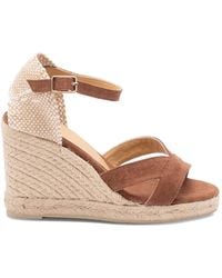 Castañer - Open-Toe Wedge Pumps - Lyst