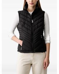 DKNY - Chevron-Quilted Gilet - Lyst