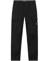 Stone Island - Logo-Patch Cargo Pants - Lyst