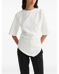 Rohe - Asymmetrical Draped T-Shirt - Lyst