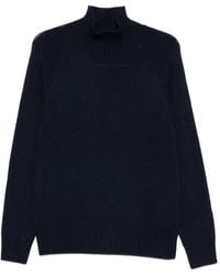 Eleventy - High-Neck Long-Sleeve Sweater - Lyst