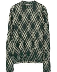 Burberry - Jersey Check - Lyst