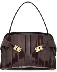 Ferragamo - Bolso de hombro Hug mediano con hebilla Gancini - Lyst