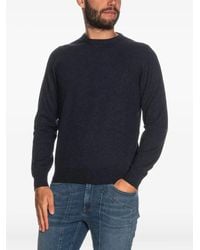 Gran Sasso - Crew-Neck Wool Sweater - Lyst