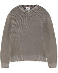 Won Hundred - Bently Distressed Ribbed-Knit Sweater - Lyst