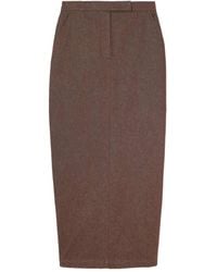 Max Mara - Gonna Midi Con Taschino - Lyst