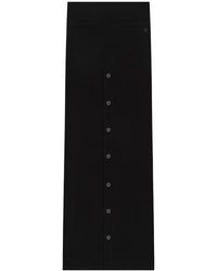 Courreges - Buttoned Long Skirt - Lyst