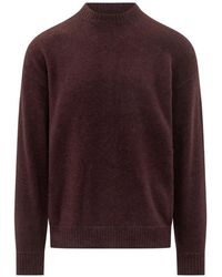 Laneus - Pullover Mit Tiefen Schultern - Lyst