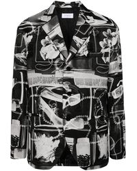 Off-White c/o Virgil Abloh - X-Ray Print Blazer - Lyst