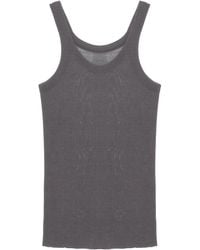 Quira - Débardeur En Maille À Design Nervurée - Lyst