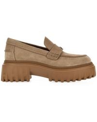 Hogan - H700 Lug-Sole Loafers - Lyst