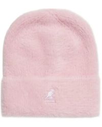 Kangol - Logo-Embroidered Faux-Fur Beanie Hat - Lyst