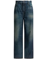 Golden Goose - Journey W's Boyfriend Melody Pant Archive Denime Print - Lyst