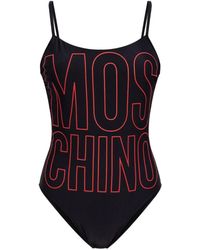 Moschino - ロゴ ワンピース水着 - Lyst
