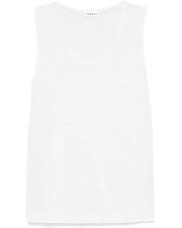 P.A.R.O.S.H. - Fine-Knit Tank Top - Lyst