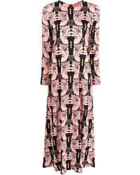 La DoubleJ - Long Sleeve Swing Dress - Lyst