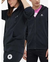 Converse - Go-To Chuck Patch Classic Fit Full Zip Hoodie - Lyst
