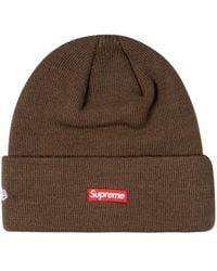 Supreme - X New Era S Logo Beanie Hat - Lyst