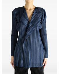 Pleats Please Issey Miyake - Pleated Pp58ja282 Coat - Lyst