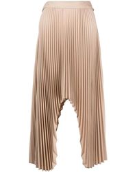 ROKH - Arch Pleated Midi Skirt - Lyst