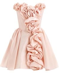 POST MERIDIEM - Rose Minikleid Mit Corsage - Lyst