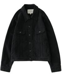 Studio Nicholson - Derby Cotton-Moleskin Denim Jacket - Lyst