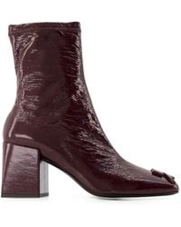 Courreges - Reedition Logo-Plaque Ankle Boots - Lyst