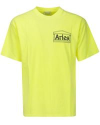 Aries - T-Shirt Mit Logo-Print - Lyst