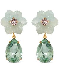 Jennifer Behr - Juna Flower-Drop Earrings - Lyst
