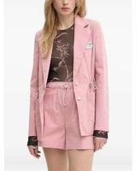 Moschino - Single-Breasted Blazer - Lyst