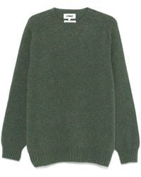 YMC - Fine-Knit Mélange Lambs Wool Sweater - Lyst