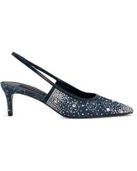 Philipp Plein - Monogram Strass Heeled Pumps - Lyst