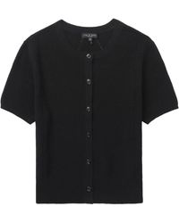 Rag & Bone - Short-Sleeve Knit Cardigan - Lyst