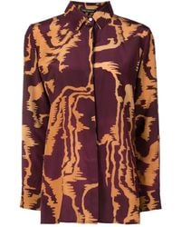 Lenny Niemeyer - Abstract-Print Silk Shirt - Lyst