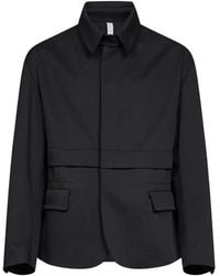 Hevò - Giacca-Camicia Con Bottoni Nascosti - Lyst
