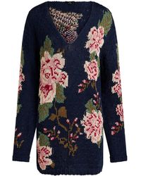 Etro - Cotton Jacquard Sweater - Lyst