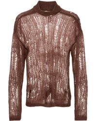 Rick Owens - Tommy Lupetto Open-Knit Jumper - Lyst