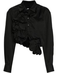 JNBY - Flower-Detailing Cotton Shirt - Lyst