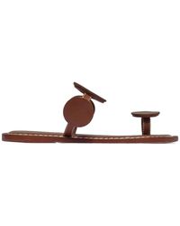 Bernardo - New Moon Round-Toe Sandals - Lyst