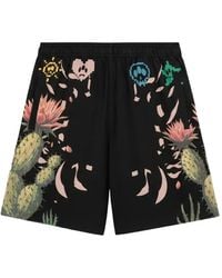 Barrow - Short De Bain À Imprimé Graphique - Lyst