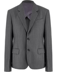 Ferragamo - Single-Breasted Cotton Blazer - Lyst