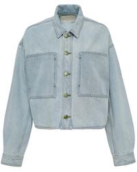 Ulla Johnson - Buttoned Denim Jacket - Lyst