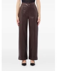 Liu Jo - Pleated-Cuff Straight-Leg Trousers - Lyst