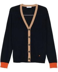 Manuel Ritz - Contrast-Trim Wool-Blend Cardigan - Lyst